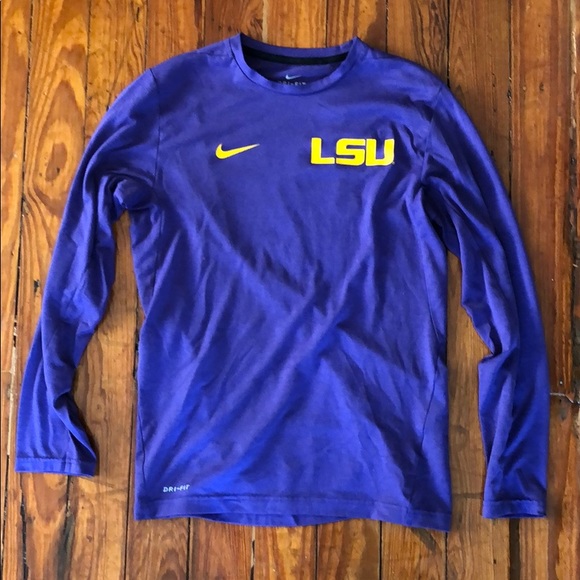 lsu long sleeve dri fit